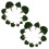 20Pcs Model Scenery Landscape Trees 3Cm-8Cm Dark Green 8
