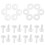 50 Sets Doll Joints For Diy Plastic Materials For Doll Making Crafting 11