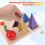 One Set Wooden 3D Jigsaw Puzzle For Learning Grammar And 7