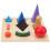 One Set Wooden 3D Jigsaw Puzzle For Learning Grammar And 9