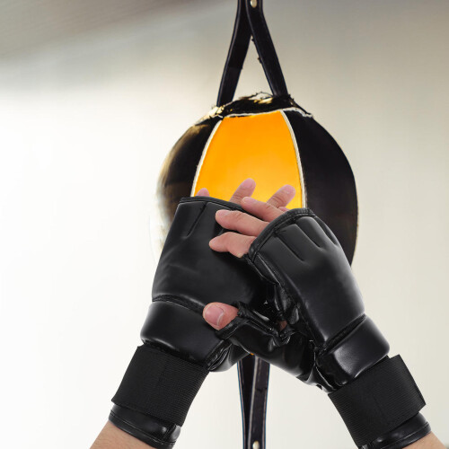 One Pair Half-Finger Boxing Gloves For Training And Sparring 2