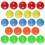 100Pcs Small Colored Balls Kids Math Teaching Tool Educational Toy 11