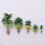 15Pcs Model Train Palm Trees For Tropical Landscape N Z Scale 4