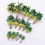15Pcs Model Train Palm Trees For Tropical Landscape N Z Scale 3