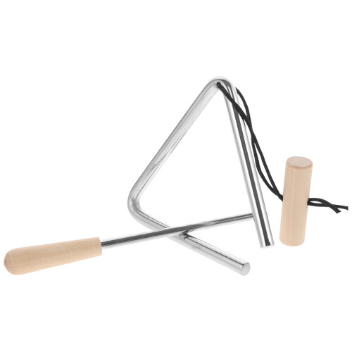 One Set Of Hand Percussion Triangles For Music Learning