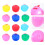 24Pcs Castanets Percussion Instruments Kids Educational Toys Assorted 5