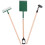 3Pcs Mini Gardener Tools Set Spade Rake Hoe For Kids 9