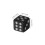 100 Miniatura Neri 6 Per Giochi Feste Matematica 3