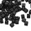 100 Miniatura Neri 6 Per Giochi Feste Matematica 8