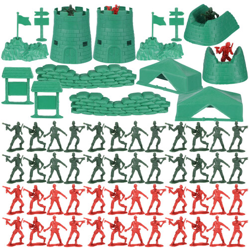 200Pcs Mini Soldier Toy Plastic Military Model Figures Decor