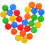 20Pcs Small Colorful Hollow Activity Balls For Fun Games 2