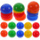 20Pcs Small Colorful Hollow Activity Balls For Fun Games 6