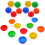 20Pcs Small Colorful Hollow Activity Balls For Fun Games 8