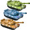 3Pcs Simulation Tank Models Pull Back Toy Desktop Decor Educational 1