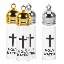 4Pcs Glass Holy Water Bottles For Christian Baptism Ceremonies