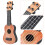 Miniature Plastic Ukulele Toy Musical Instrument Model 9