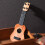Miniature Plastic Ukulele Toy Musical Instrument Model 8