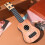 Miniature Plastic Ukulele Toy Musical Instrument Model 7