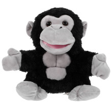 Gorilla Hand Puppet Stuffed Animal Plush Toy