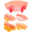 5Pcs Fake Teeth Gnarly Vampire Denture For Halloween Party 7
