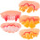 5Pcs Fake Teeth Gnarly Vampire Denture For Halloween Party 9