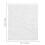 Dustproof Bags Protector Storage Bag White 1 Set 50pcs 11