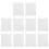 Dustproof Bags Protector Storage Bag White 1 Set 50pcs 3