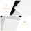 Dustproof Bags Protector Storage Bag White 1 Set 50pcs 8