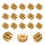 20 Pcs Copper Pinion 9 Tooth 2mm Thickness Small Modulus Gear 4