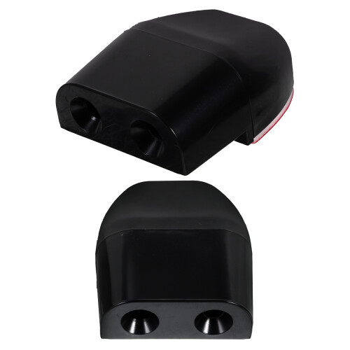 2Pz Fischietti Per Auto Materiale ABS Nero Dispositivo Sicurezza 2