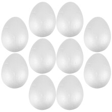 40 Pezzi Uova Schiuma Da 10 Cm Per Dipingere E Decorare