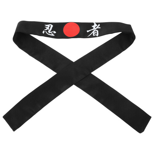 Cotton Japanese Headband Multi-Use Samurai Chef Karate Accessory