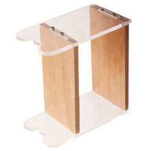 Doll House Mini Bookshelf Tiny Furniture Wood Shelf 1:12 Scale