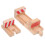 3Pcs Wood Concave Train Track Replacement Expansion Railway Tracks 4