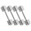 4Pcs Mini 1:12 Scale Dumbbells For Dollhouse Scene Layout 1