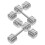 4Pcs Mini 1:12 Scale Dumbbells For Dollhouse Scene Layout 4