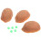Creative 3 Walnut Shell And 5 Balls Trick Set For Fun 1