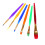 6 Pcs Assorted Sizes Children'S Paint Brushes Set For Practice 1
