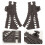 2Pcs Replacement Train Track For Kids Flexible Plastic Railroad Accessory 10