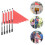 5 Sets Bicycle Safety Flag Handlebar Cycling Accessories 5