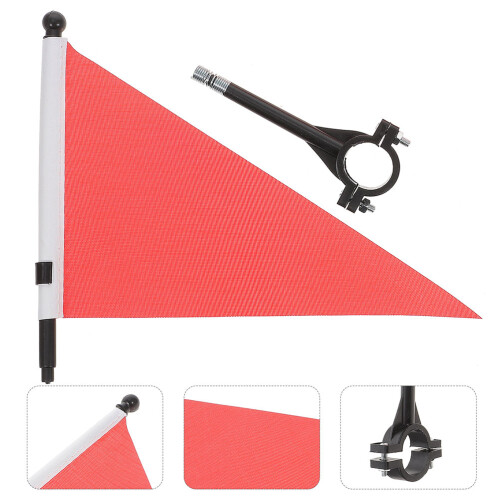5 Sets Bicycle Safety Flag Handlebar Cycling Accessories 2