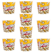 10 Pezzi Contenitori Riutilizzabili In Per Popcorn
