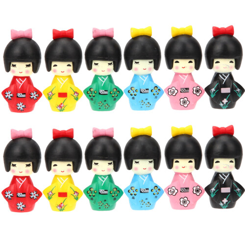 12 Pezzi Giapponesi Kimono Animato