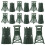 10 Set Mini Military Simulation Models Desktop Photo Prop Equipment 7