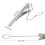 Men Modern Cravatte Fermacravatta In Metallo Per Camicia 6