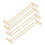 8 Pezzi Mini Da Zen In Bamboo Per 4