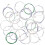 21Pcs Chinese Guzheng String Steel And Nylon 10