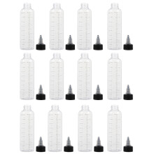 12Pz Squeeze Trasparenti Pet Per Domestico E