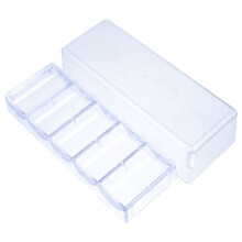 1Pc Transparent Storage Box For Game Chips Organizer