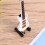 Mini Chitarra Elettrica Bianca 10 Cm Con Scatola E Nera 11